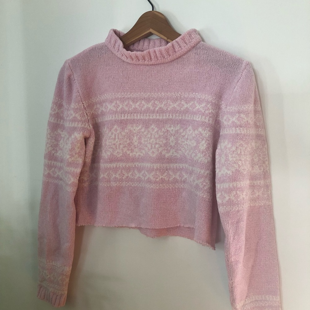 Vintage cropped sweater